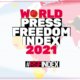 RSF World Press Freedom Index 2021 map