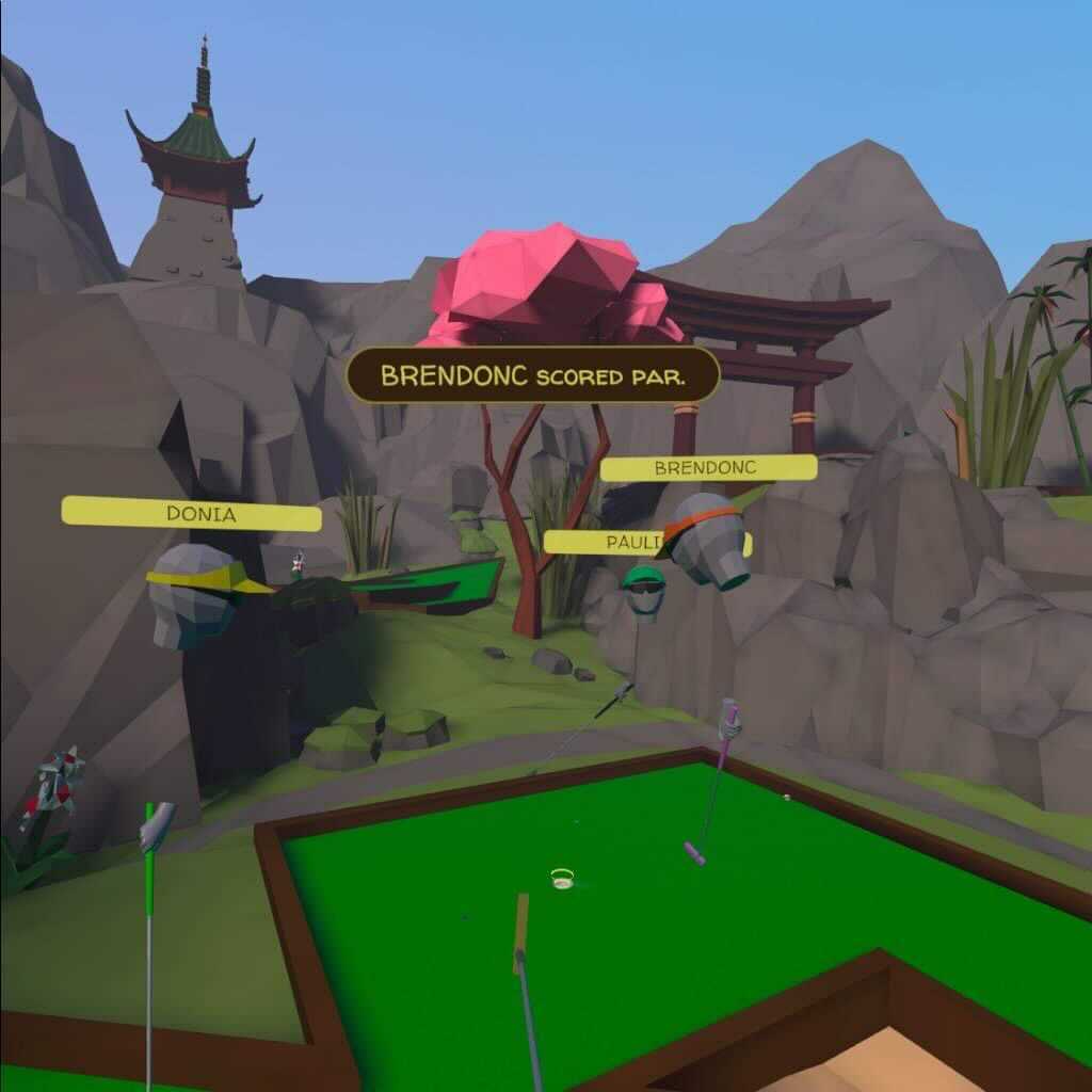 Tyto's VR mini golf competition