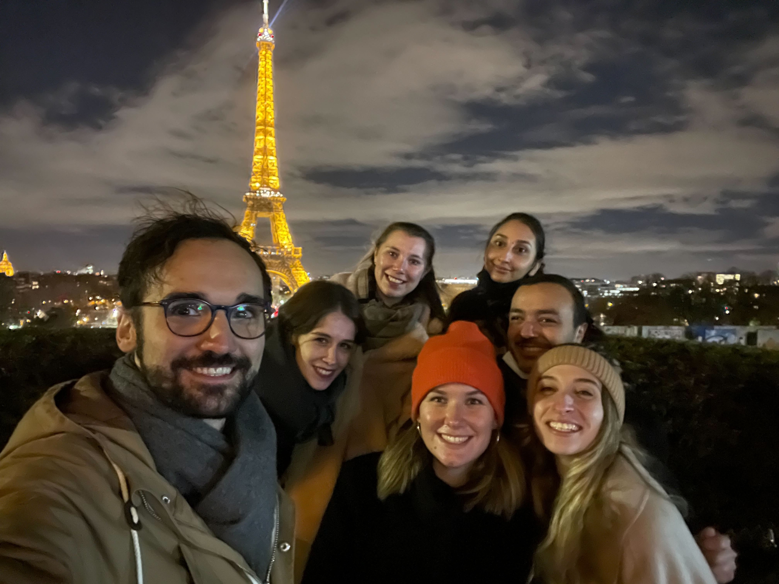 The German and French team in Paris
